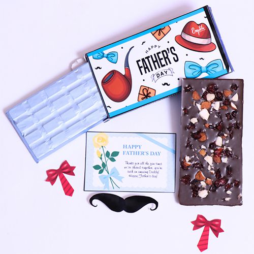 Sumptuous Fathers day Chocolate Bar