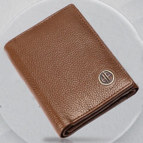 Classic RFID Protected Trifold Leather Mens Wallet