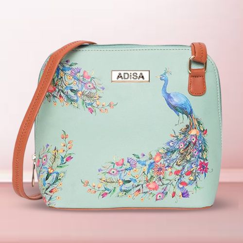 Stylish Floral Print Crossbody Sling Bag