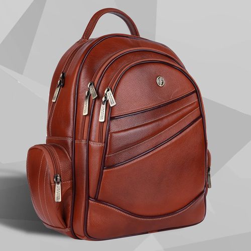 Marvellous Leather Laptop Backpack