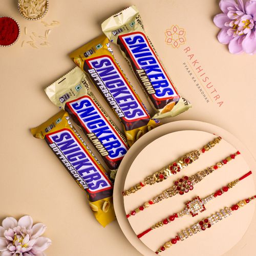 Premium AD Rakhi N Snickers Treat